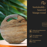 Frenchware Mango Wood Chopping Board (Circular)